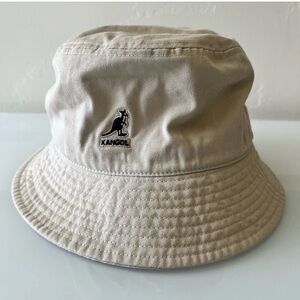 Kangol Light Beige Bucket Hat